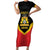 Haiti First Empire 1804-1806 Personalized Short Sleeve Bodycon Dress Haiti Liberte ou la Mort!