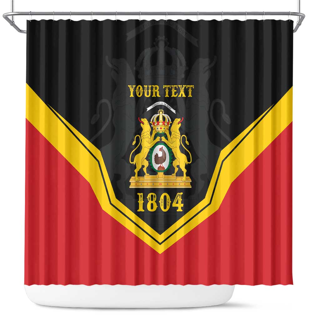 Haiti First Empire 1804-1806 Personalized Shower Curtain Haiti Liberte ou la Mort!