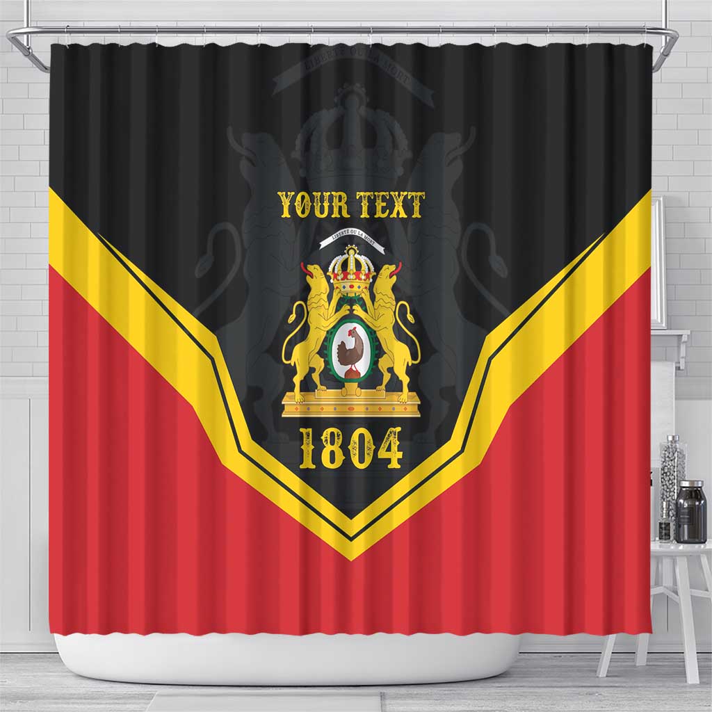 Haiti First Empire 1804-1806 Personalized Shower Curtain Haiti Liberte ou la Mort!