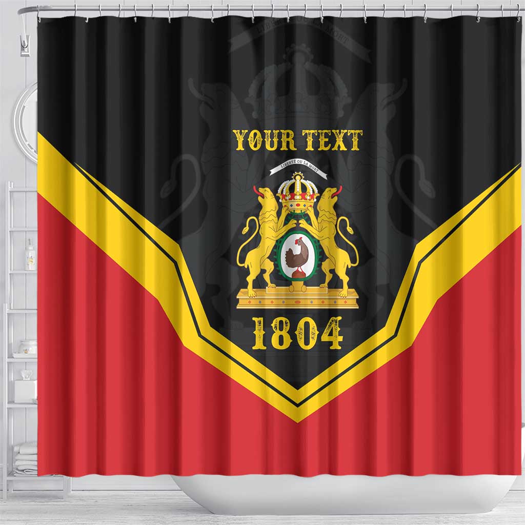 Haiti First Empire 1804-1806 Personalized Shower Curtain Haiti Liberte ou la Mort!