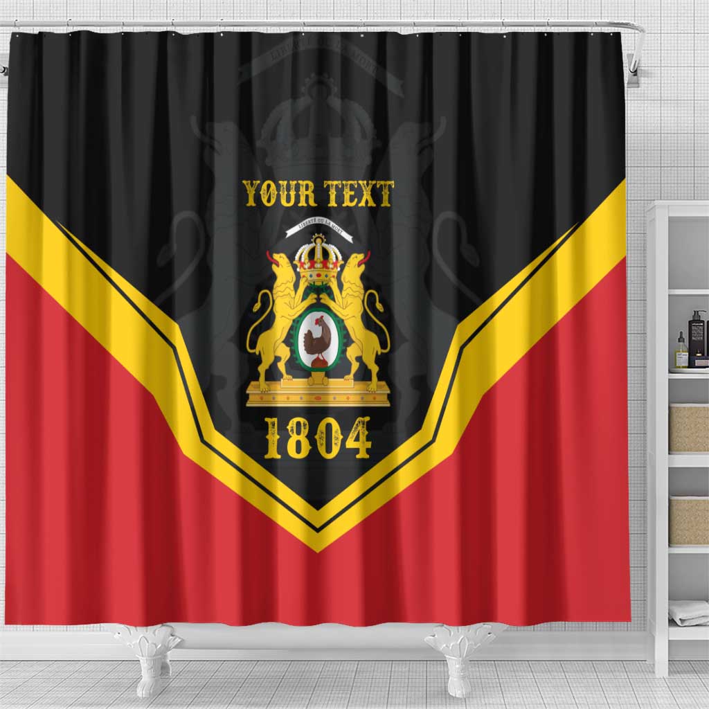 Haiti First Empire 1804-1806 Personalized Shower Curtain Haiti Liberte ou la Mort!