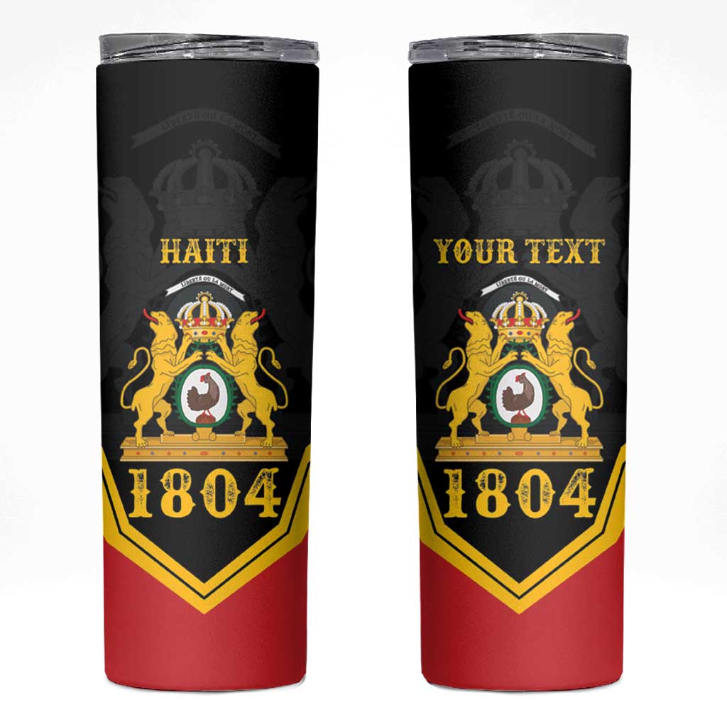 Haiti First Empire 1804-1806 Personalized Skinny Tumbler Haiti Liberte ou la Mort!