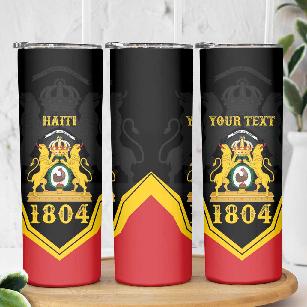 Haiti First Empire 1804-1806 Personalized Skinny Tumbler Haiti Liberte ou la Mort!