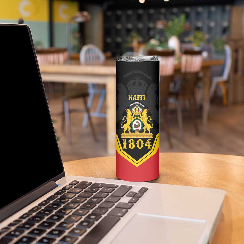 Haiti First Empire 1804-1806 Personalized Skinny Tumbler Haiti Liberte ou la Mort!