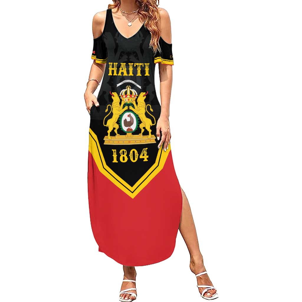 Haiti First Empire 1804-1806 Personalized Summer Maxi Dress Haiti Liberte ou la Mort!
