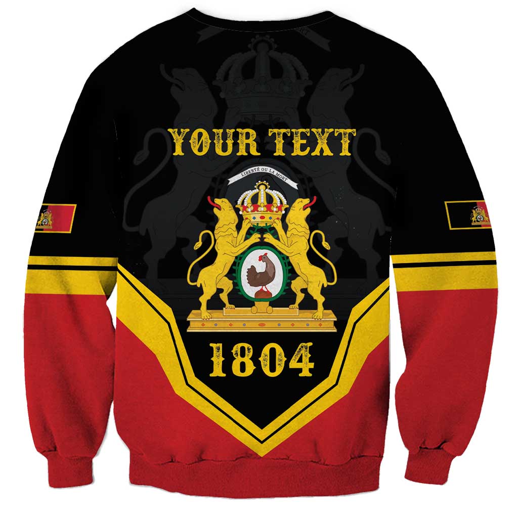 Haiti First Empire 1804-1806 Personalized Sweatshirt Haiti Liberte ou la Mort!