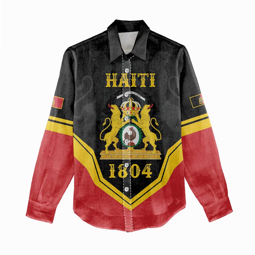 Haiti First Empire 1804-1806 Personalized Women Casual Shirt Haiti Liberte ou la Mort!