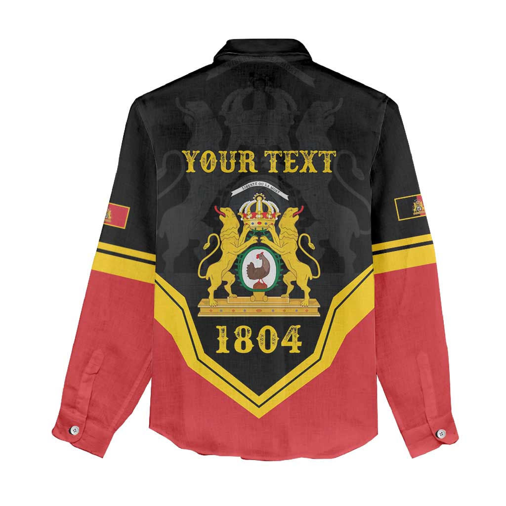 Haiti First Empire 1804-1806 Personalized Women Casual Shirt Haiti Liberte ou la Mort!