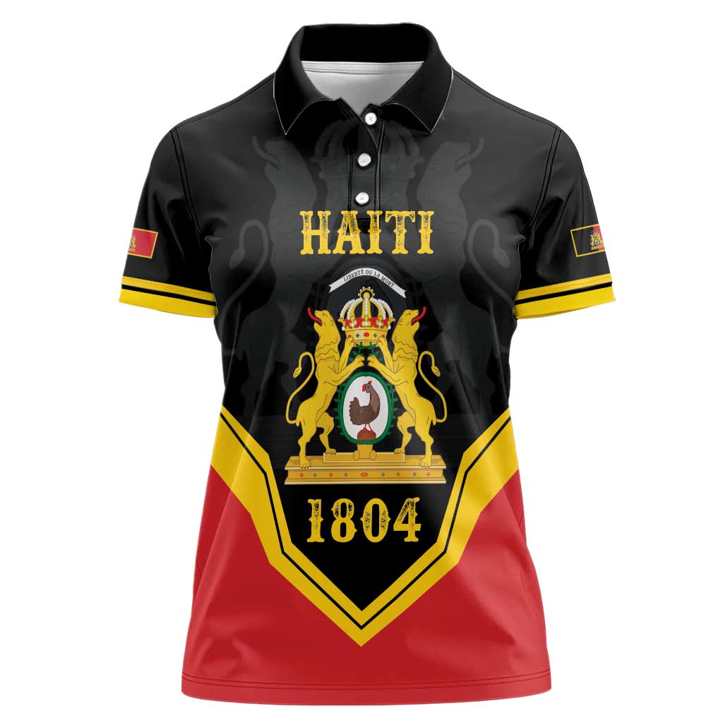 Haiti First Empire 1804-1806 Personalized Women Polo Shirt Haiti Liberte ou la Mort!
