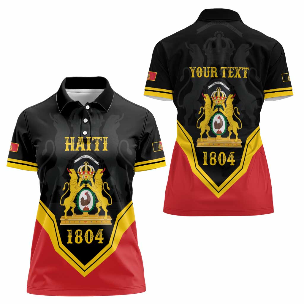 Haiti First Empire 1804-1806 Personalized Women Polo Shirt Haiti Liberte ou la Mort!