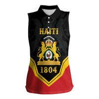 Haiti First Empire 1804-1806 Personalized Women Sleeveless Polo Shirt Haiti Liberte ou la Mort!