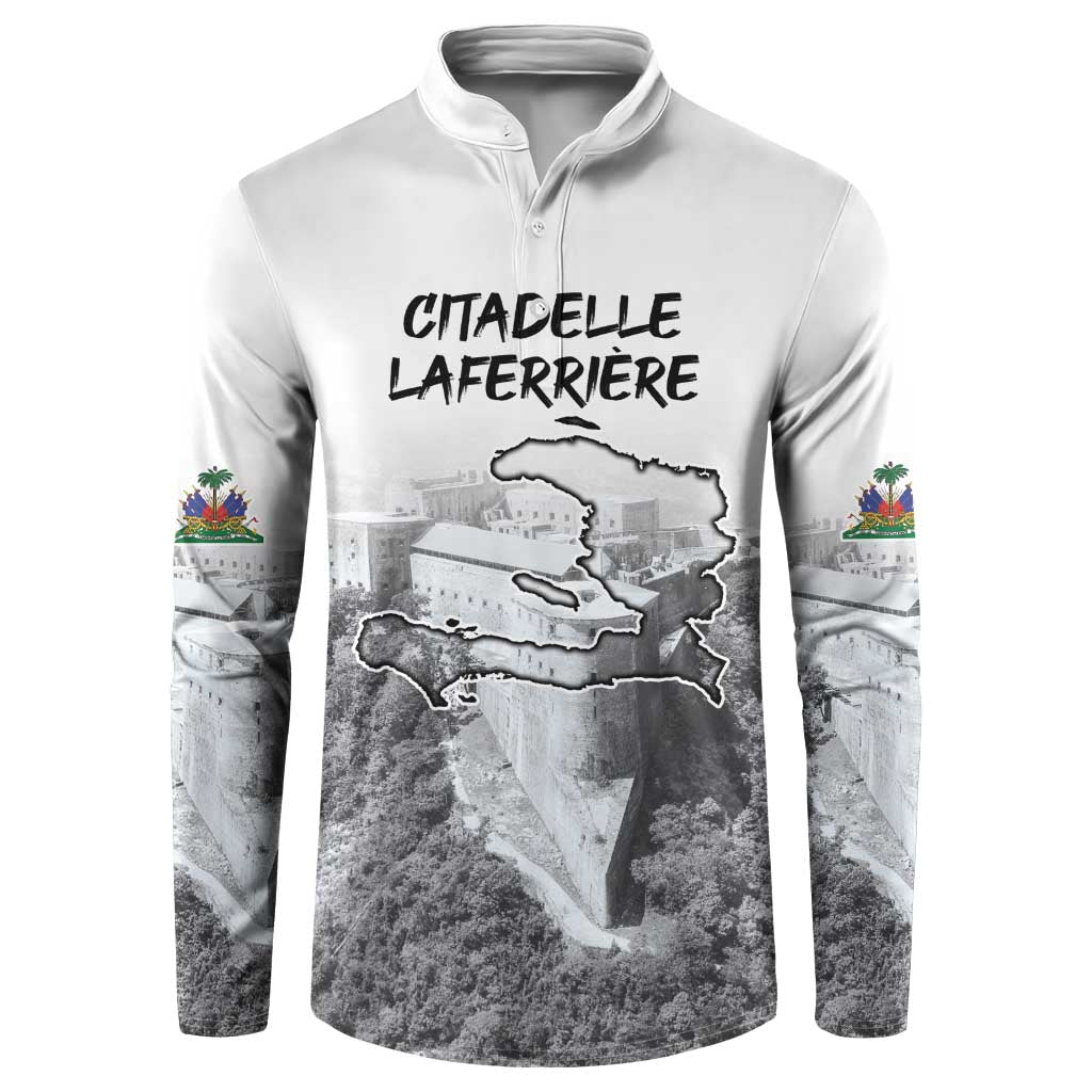 Haiti Pride Citadelle Laferriere 1804 Personalized Button Sweatshirt