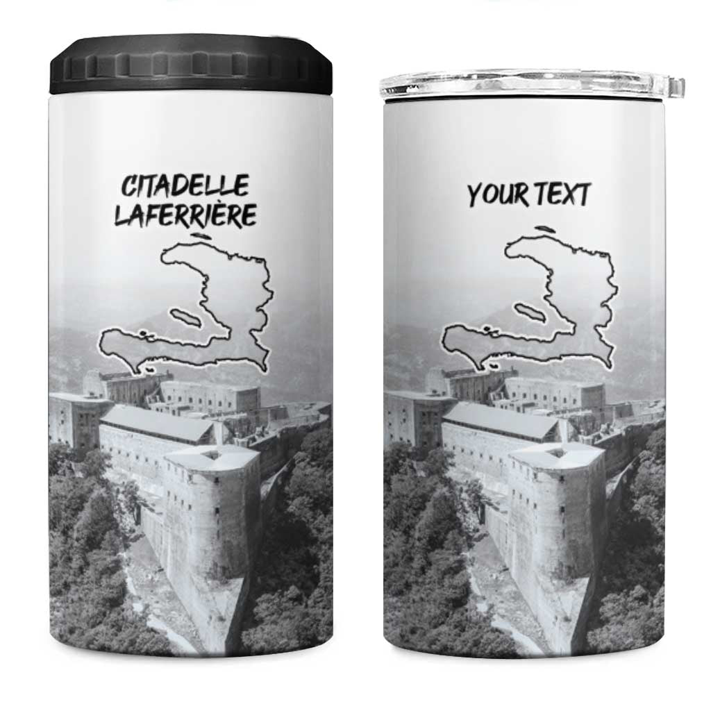 Haiti Pride Citadelle Laferriere 1804 Personalized 4 in 1 Can Cooler Tumbler