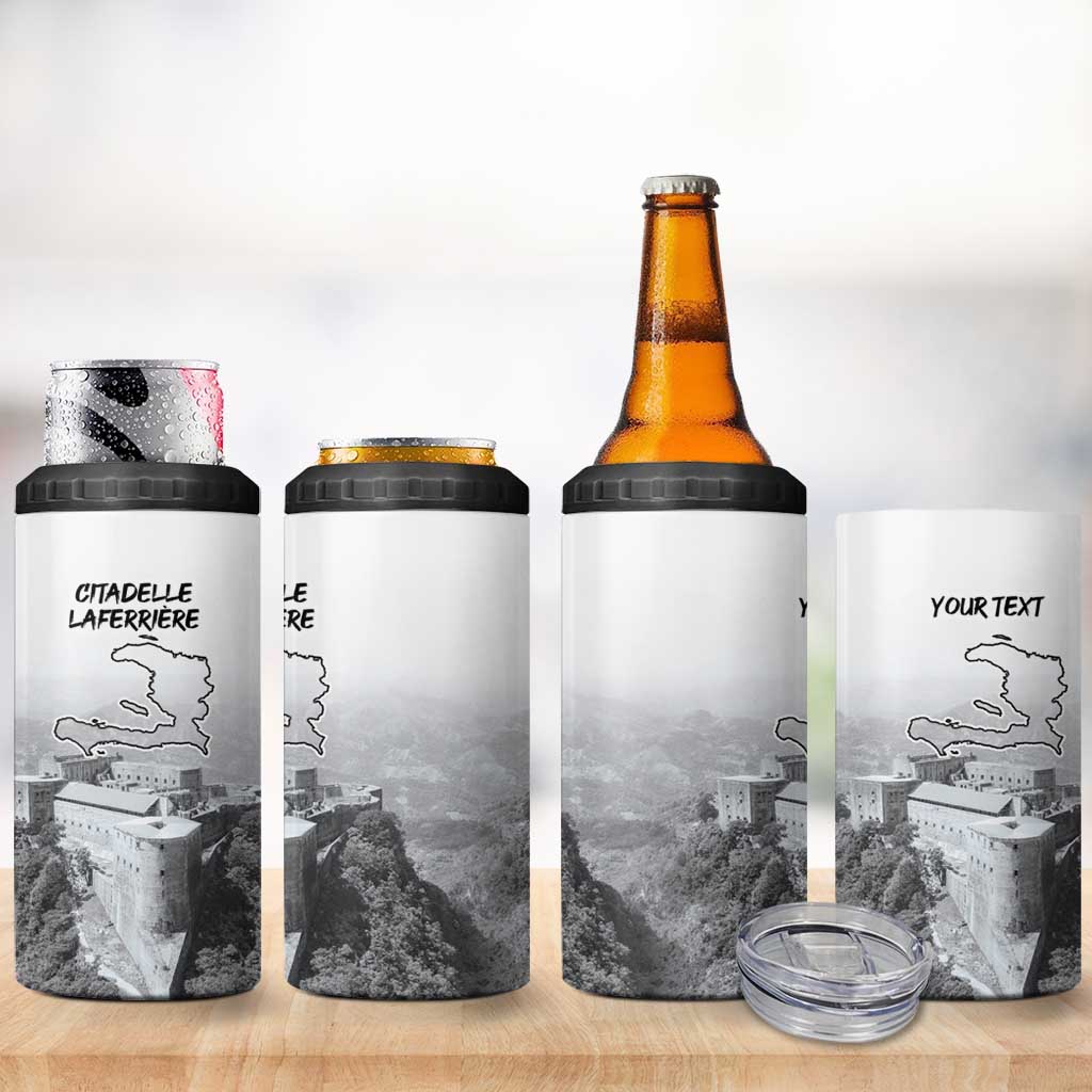 Haiti Pride Citadelle Laferriere 1804 Personalized 4 in 1 Can Cooler Tumbler