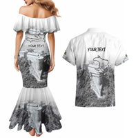 Haiti Pride Citadelle Laferriere 1804 Personalized Couples Matching Mermaid Dress and Hawaiian Shirt