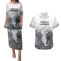 Haiti Pride Citadelle Laferriere 1804 Personalized Couples Matching Puletasi and Hawaiian Shirt