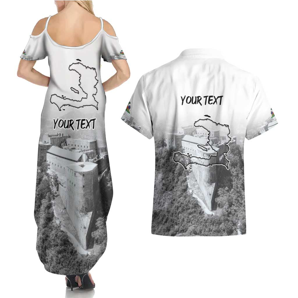 Haiti Pride Citadelle Laferriere 1804 Personalized Couples Matching Summer Maxi Dress and Hawaiian Shirt