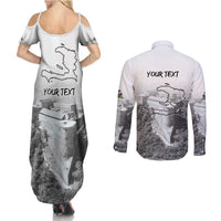 Haiti Pride Citadelle Laferriere 1804 Personalized Couples Matching Summer Maxi Dress and Long Sleeve Button Shirt