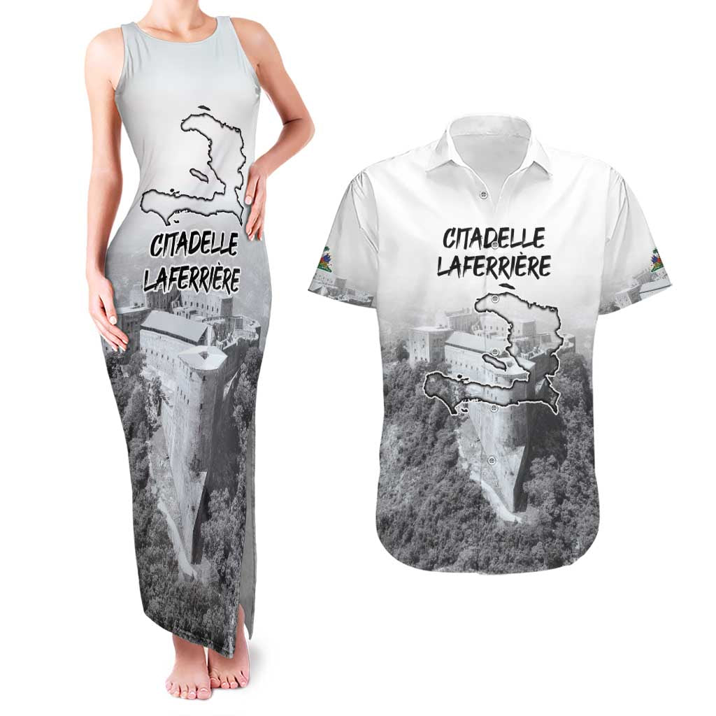 Haiti Pride Citadelle Laferriere 1804 Personalized Couples Matching Tank Maxi Dress and Hawaiian Shirt