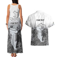 Haiti Pride Citadelle Laferriere 1804 Personalized Couples Matching Tank Maxi Dress and Hawaiian Shirt