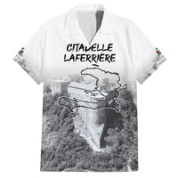 Haiti Pride Citadelle Laferriere 1804 Personalized Family Matching Off The Shoulder Long Sleeve Dress and Hawaiian Shirt