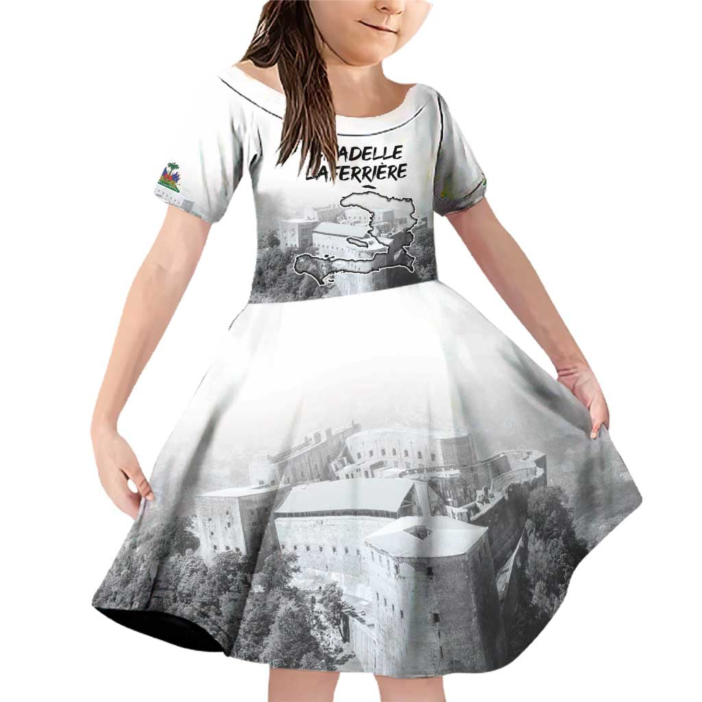 Haiti Pride Citadelle Laferriere 1804 Personalized Family Matching Off Shoulder Short Dress and Hawaiian Shirt
