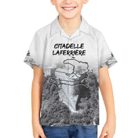 Haiti Pride Citadelle Laferriere 1804 Personalized Family Matching Short Sleeve Bodycon Dress and Hawaiian Shirt