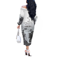 Haiti Pride Citadelle Laferriere 1804 Personalized Off The Shoulder Long Sleeve Dress