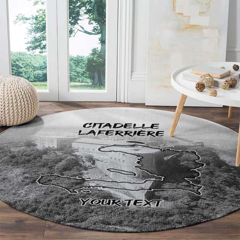 Haiti Pride Citadelle Laferriere 1804 Personalized Round Carpet