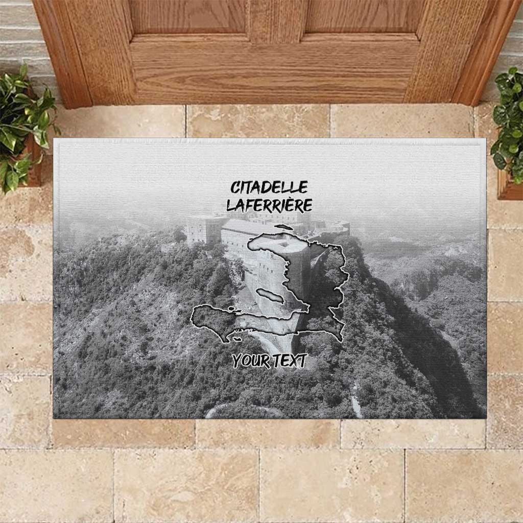 Haiti Pride Citadelle Laferriere 1804 Personalized Rubber Doormat