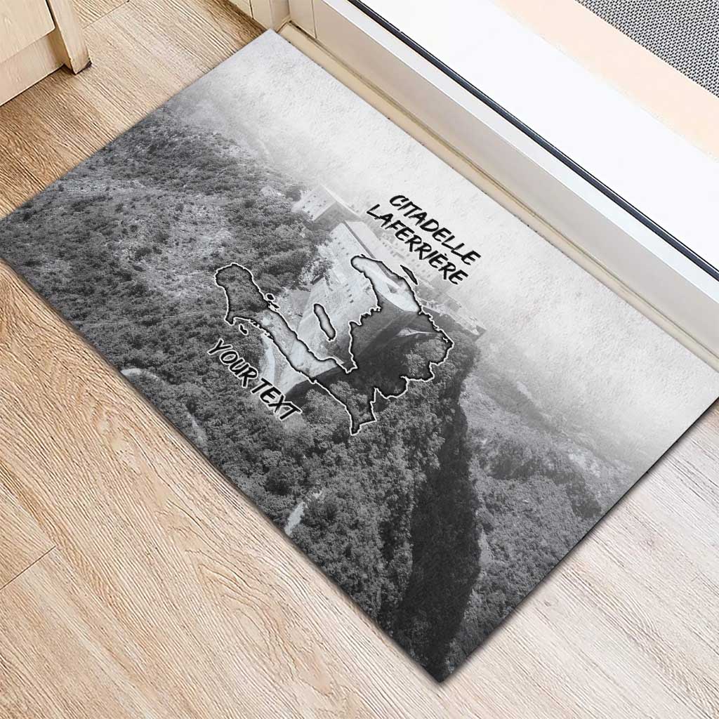 Haiti Pride Citadelle Laferriere 1804 Personalized Rubber Doormat
