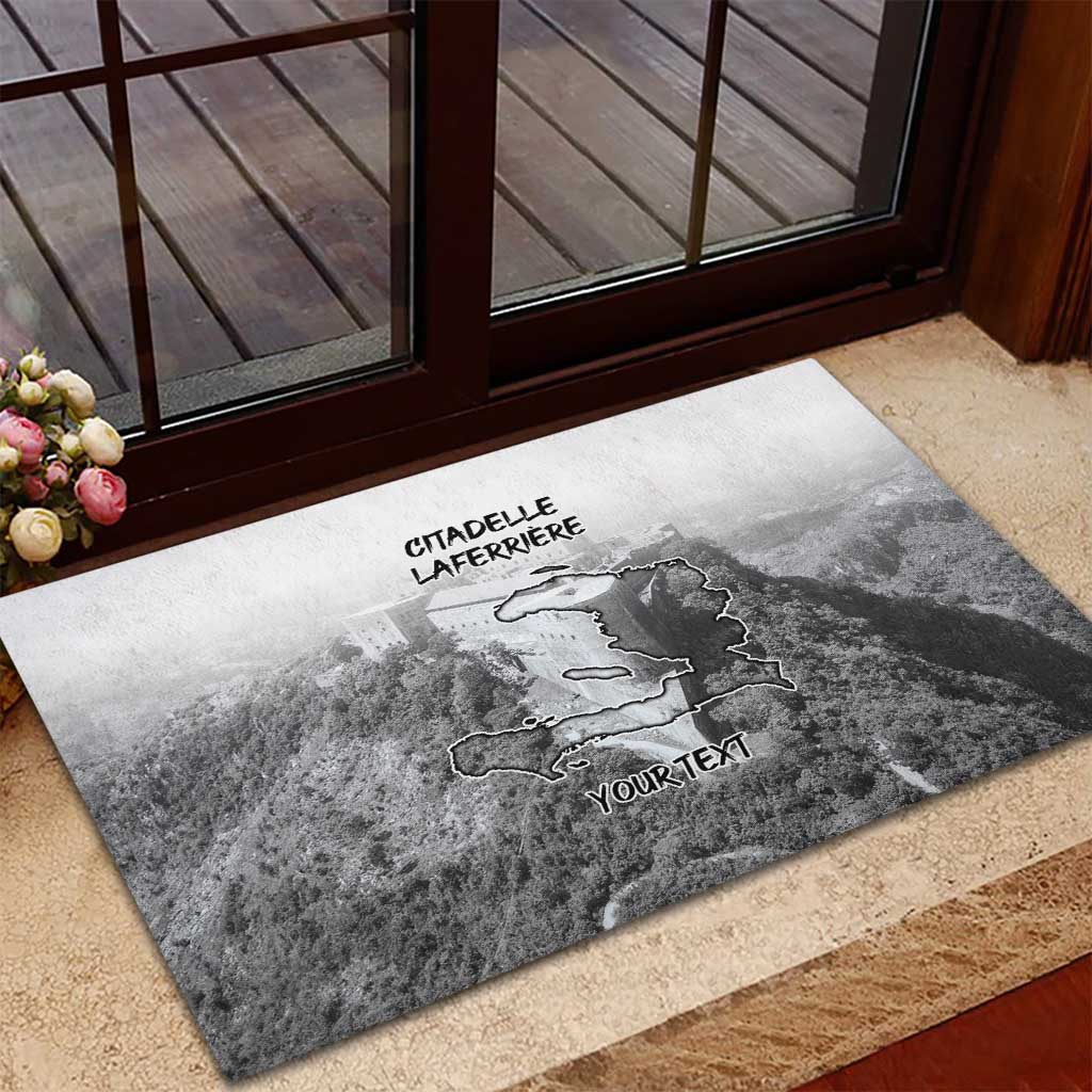 Haiti Pride Citadelle Laferriere 1804 Personalized Rubber Doormat