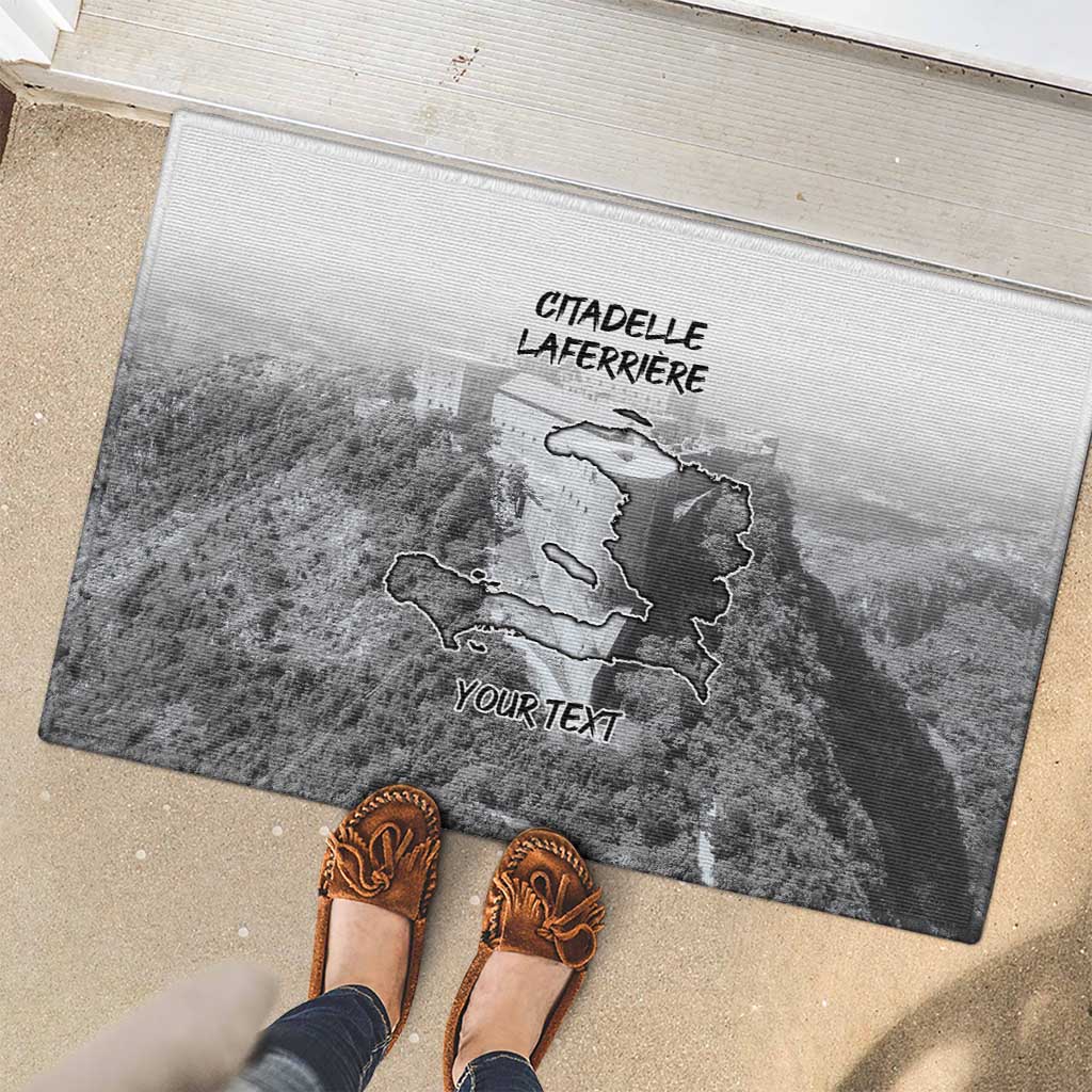 Haiti Pride Citadelle Laferriere 1804 Personalized Rubber Doormat