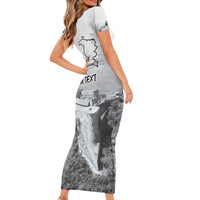 Haiti Pride Citadelle Laferriere 1804 Personalized Short Sleeve Bodycon Dress