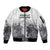 Haiti Pride Citadelle Laferriere 1804 Personalized Sleeve Zip Bomber Jacket