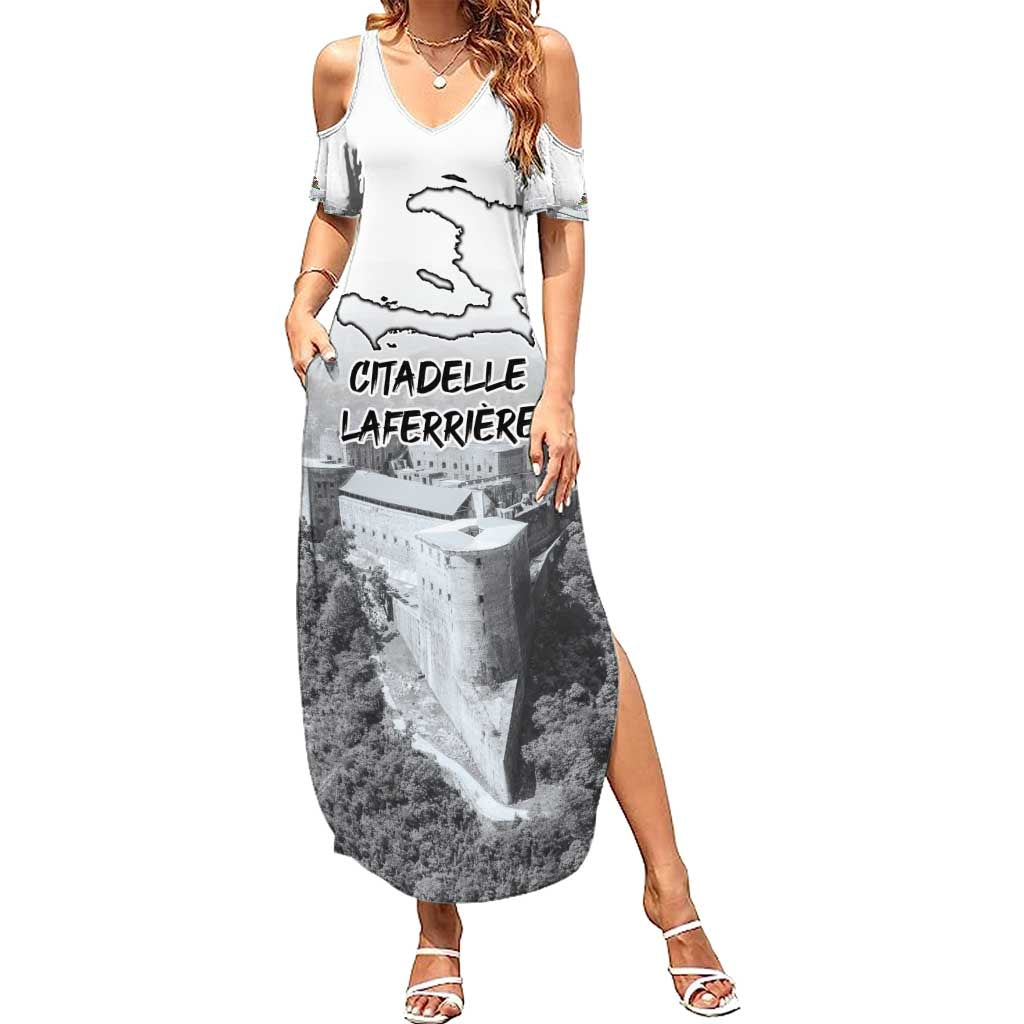 Haiti Pride Citadelle Laferriere 1804 Personalized Summer Maxi Dress
