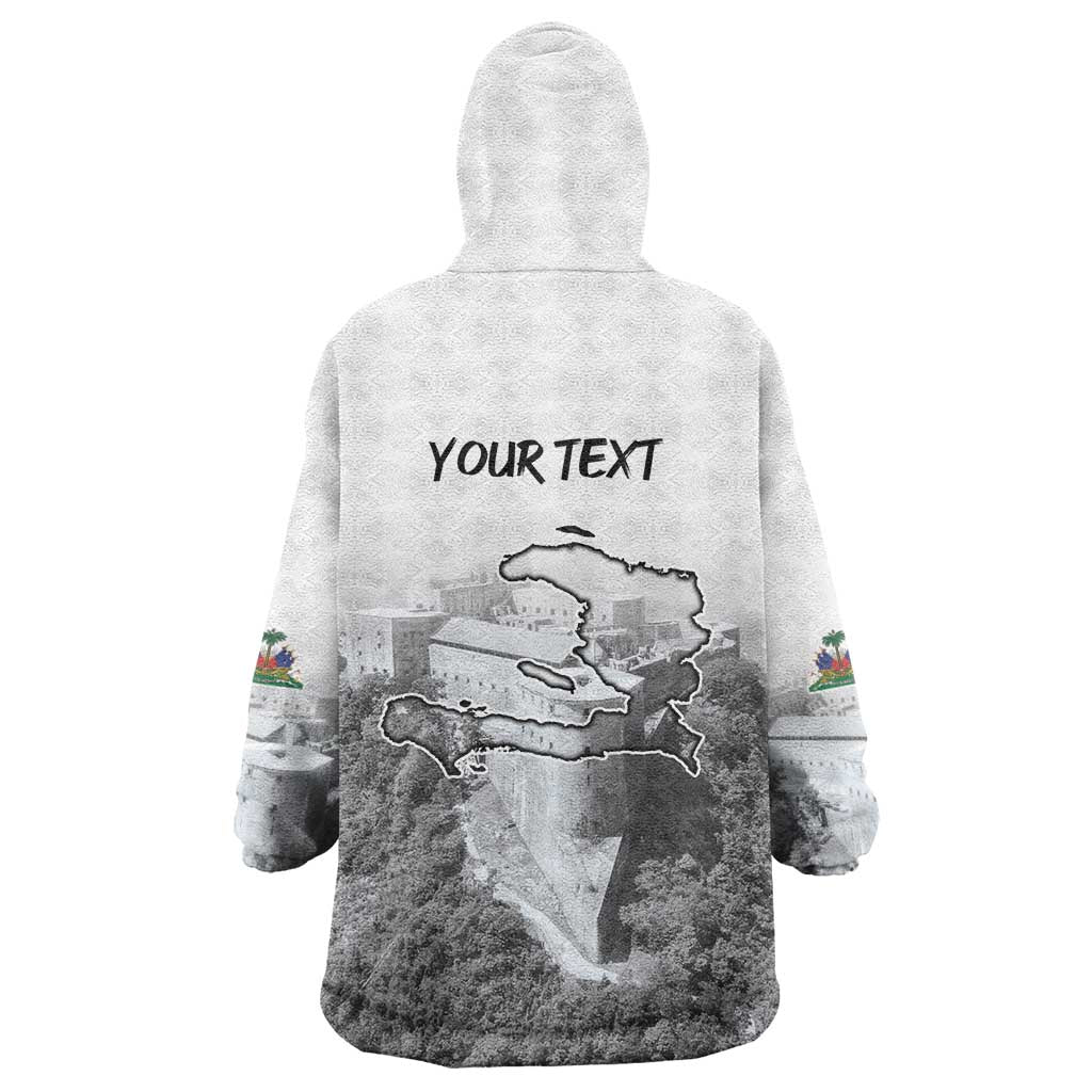 Haiti Pride Citadelle Laferriere 1804 Personalized Wearable Blanket Hoodie