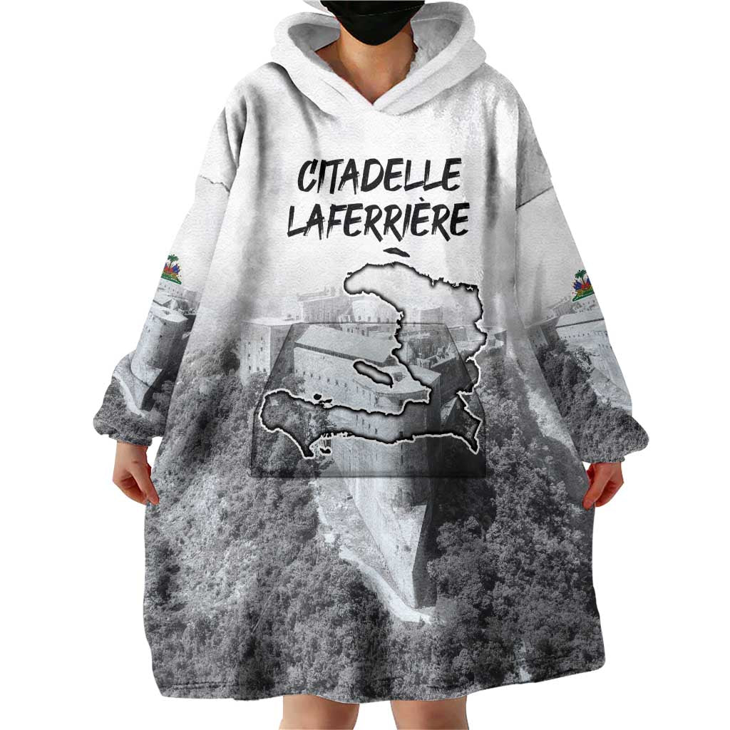 Haiti Pride Citadelle Laferriere 1804 Personalized Wearable Blanket Hoodie