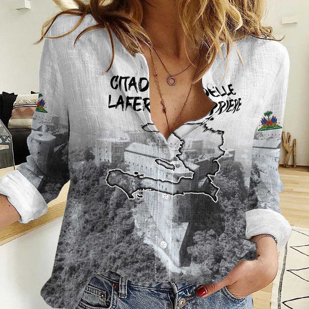 Haiti Pride Citadelle Laferriere 1804 Personalized Women Casual Shirt