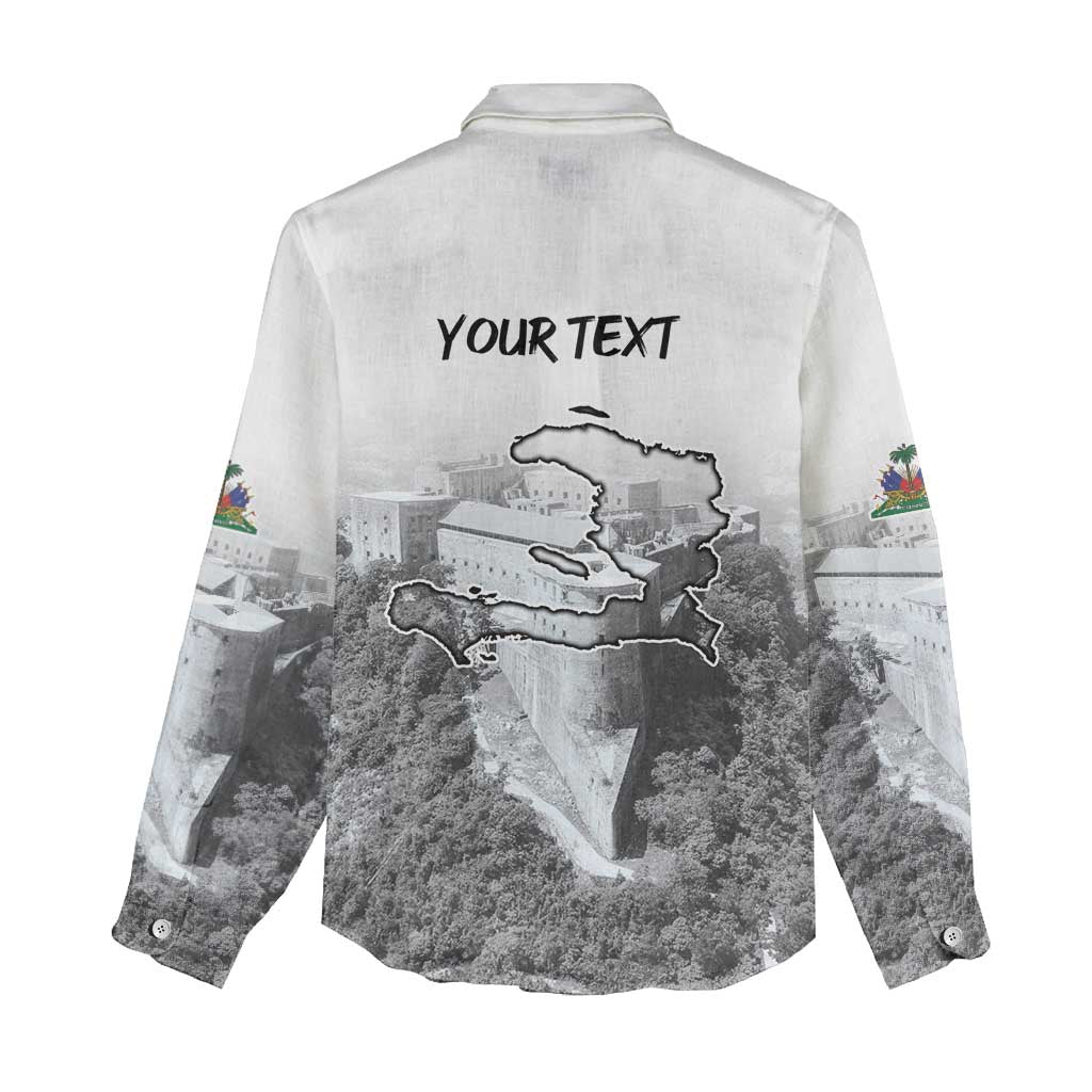 Haiti Pride Citadelle Laferriere 1804 Personalized Women Casual Shirt