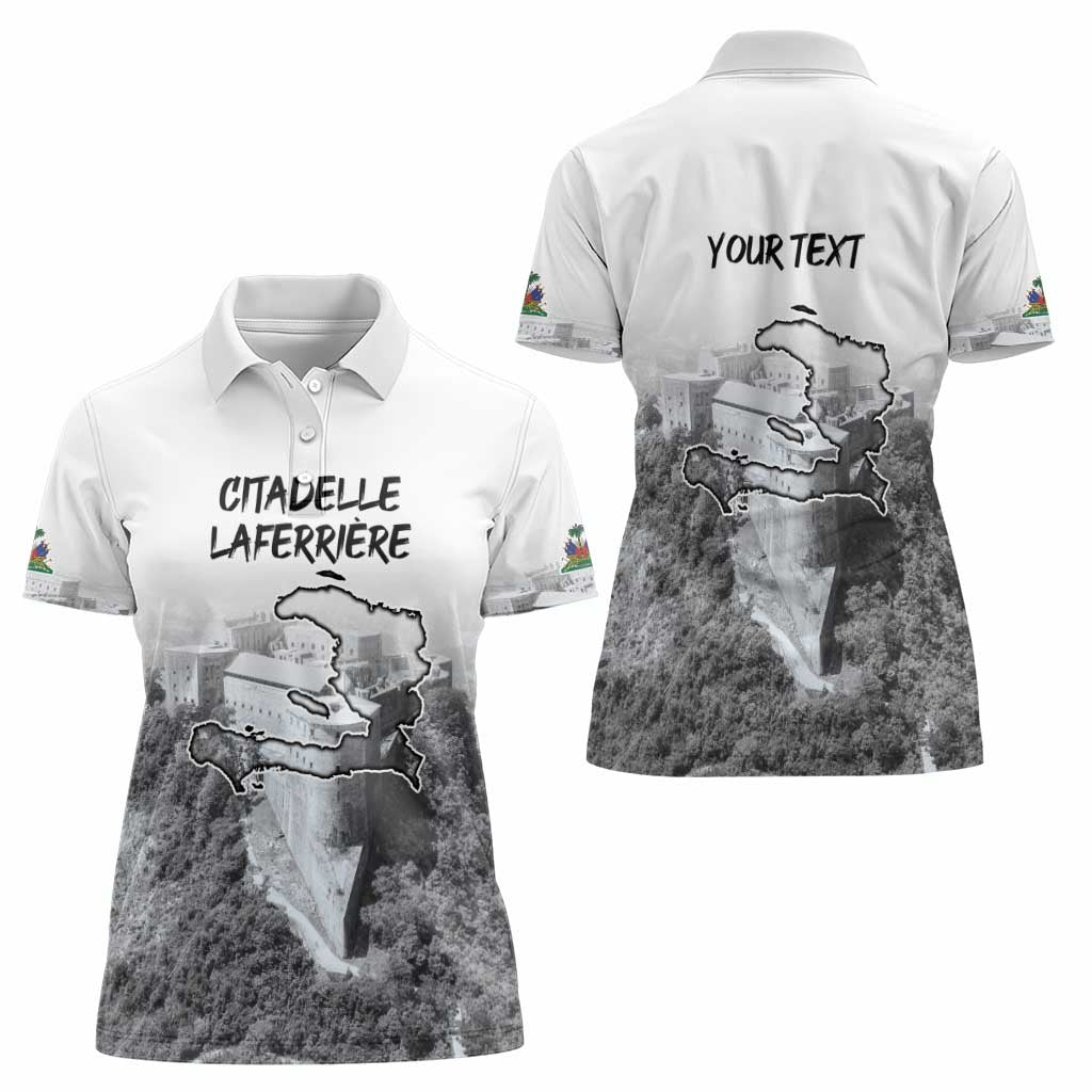 Haiti Pride Citadelle Laferriere 1804 Personalized Women Polo Shirt