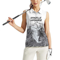 Haiti Pride Citadelle Laferriere 1804 Personalized Women Sleeveless Polo Shirt