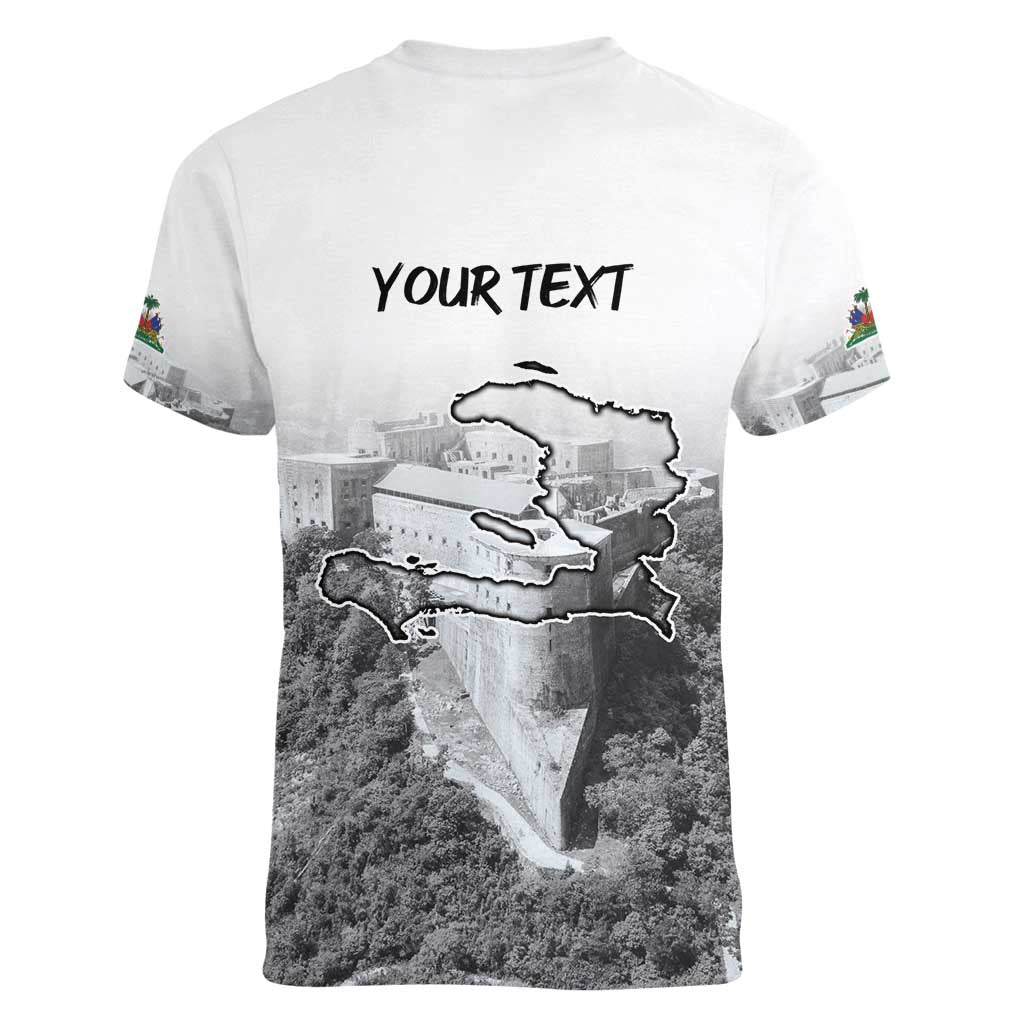Haiti Pride Citadelle Laferriere 1804 Personalized Women V-Neck T-Shirt