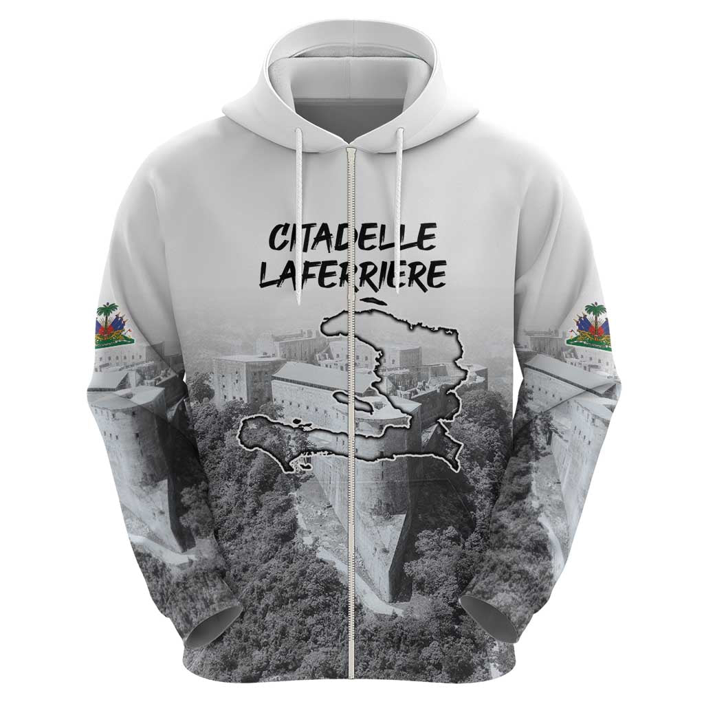 Haiti Pride Citadelle Laferriere 1804 Personalized Zip Hoodie