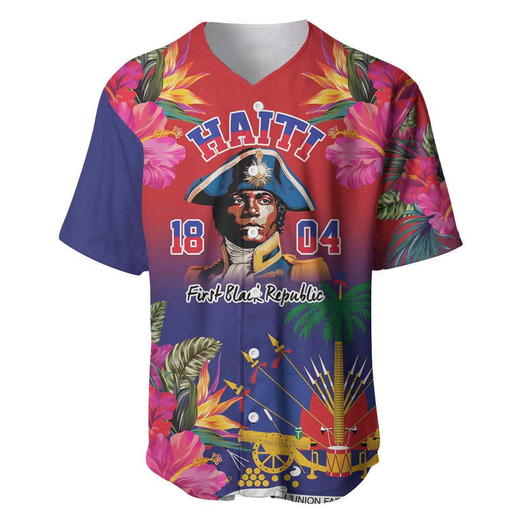 Haiti Toussaint Louverture Personalized Baseball Jersey Haitian Revolution 1804