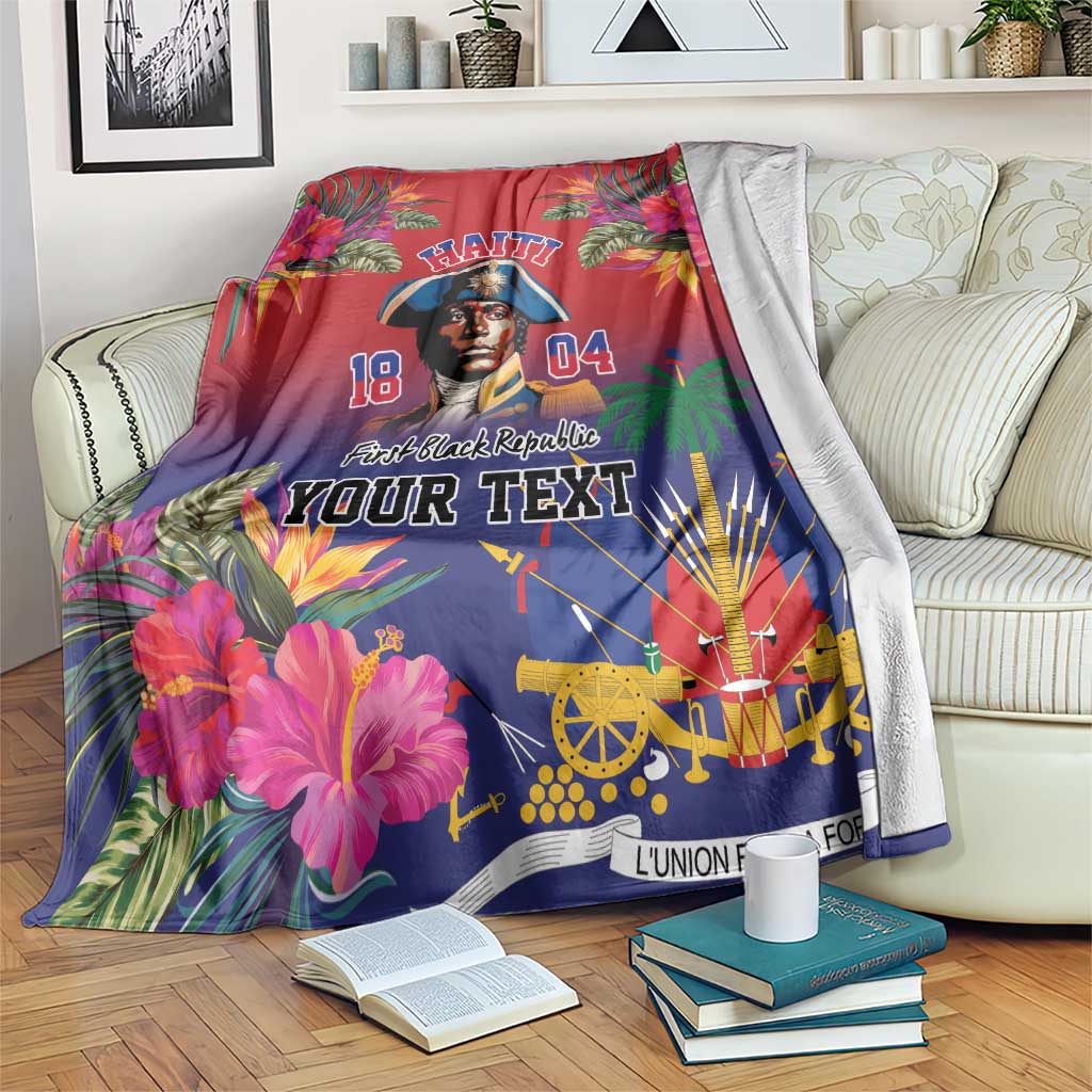 Haiti Toussaint Louverture Personalized Blanket Haitian Revolution 1804