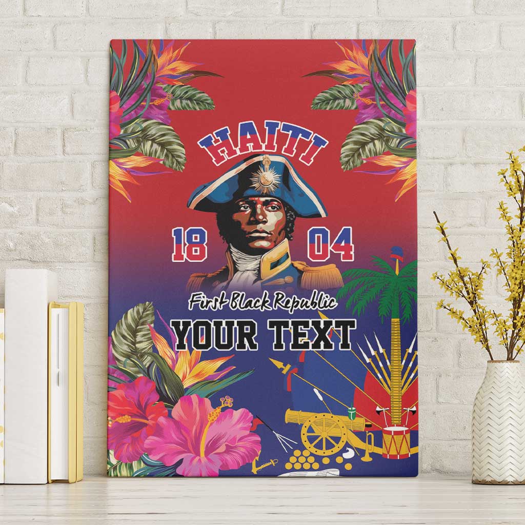 Haiti Toussaint Louverture Personalized Canvas Wall Art Haitian Revolution 1804