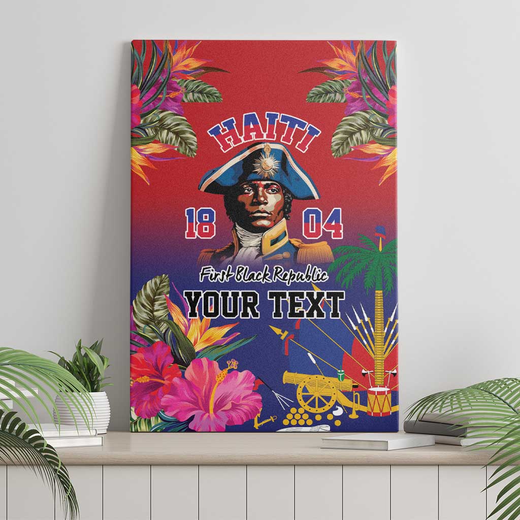 Haiti Toussaint Louverture Personalized Canvas Wall Art Haitian Revolution 1804