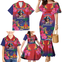 Haiti Toussaint Louverture Personalized Family Matching Mermaid Dress and Hawaiian Shirt Haitian Revolution 1804