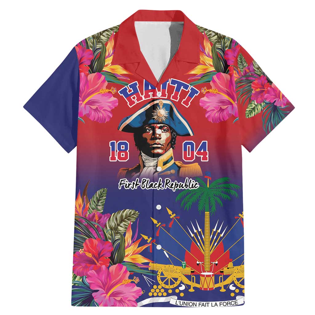 Haiti Toussaint Louverture Personalized Family Matching Mermaid Dress and Hawaiian Shirt Haitian Revolution 1804